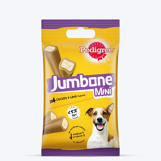 Pedigree Jumbone Mini Adult Dog Treat - Chicken & Lamb 160 g - 4 Treats
