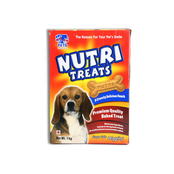 Pets Lifestyle Nutri Treat Premium Baked Biscuits 1kg