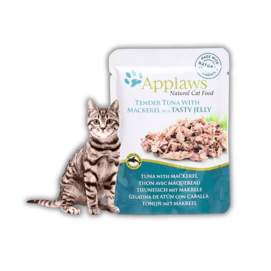 Applaws Natural 55% Tuna with 8.5% Mackerel in Jelly Wet Cat Food - 70 g