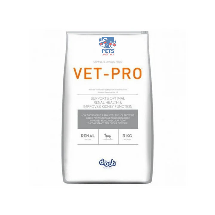 Drools Vet Pro Renal Dry Dog Food 3 Kg