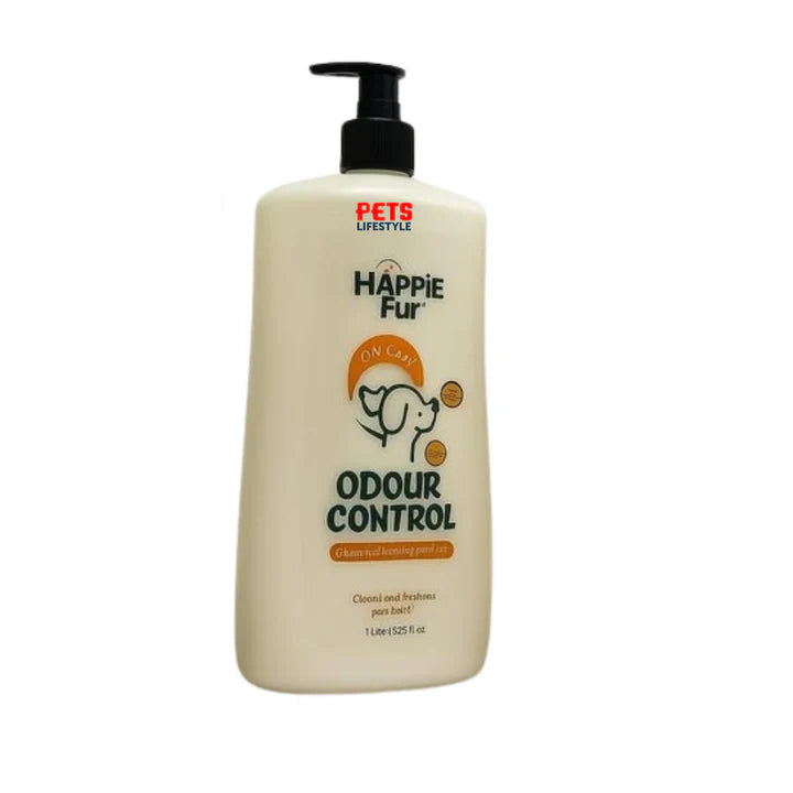 Happie Fur Odour Control Shampoo for Dogs (1 Liter)