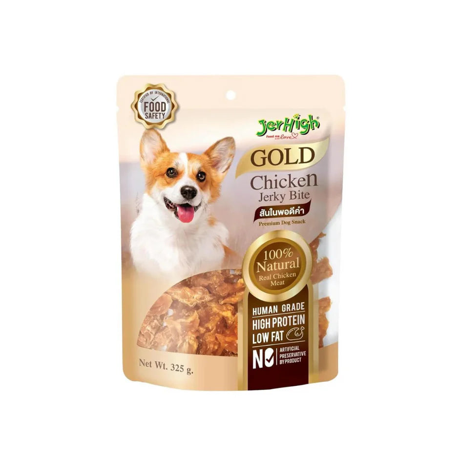 Jerhigh Gold Chicken Jerky Bite Premium Dog Treat
