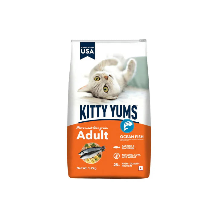 Kitty Yums Ocean Fish Adult (1+ years) Cat Dry Food