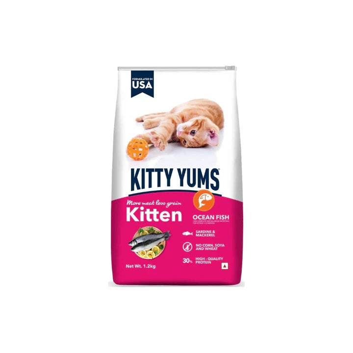 Kitty Yums Ocean Fish Kitten (1 to 12 Months) Cat Dry Food
