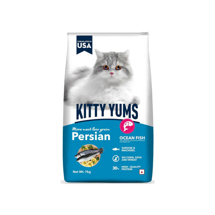 Kitty Yums Ocean Fish Persian Cat Dry Food