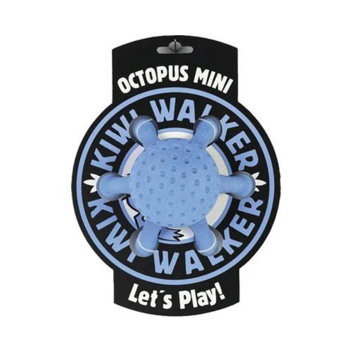 Kiwi Walker Blue Octopus Mini Toy For Dogs