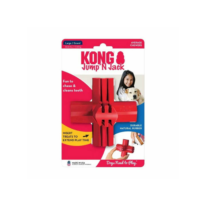 Kong Jump N Jack Dog Chew Toy