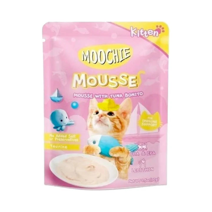 Moochie Mousse with Tuna Bonito Wet Cat Food – 70 g