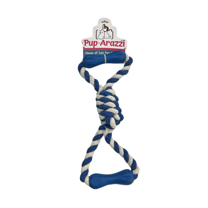 Pup Arazzi Double Bone Tugger Toy For Dogs