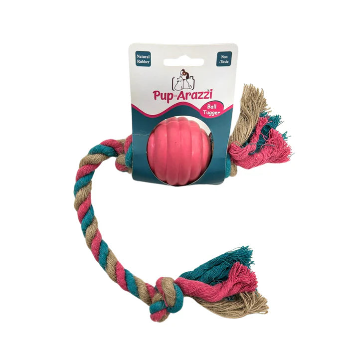 Pup Arazzi Besty Bull Tugger Ball Toy For Dog