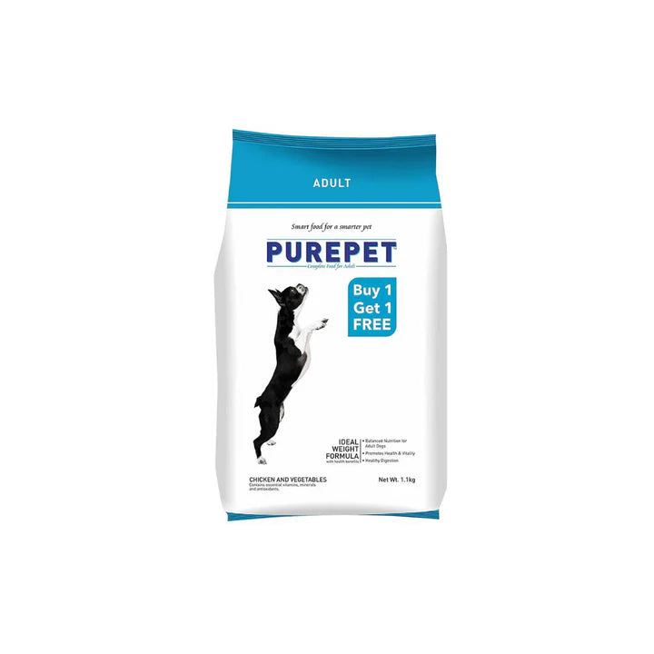 Purepet chicken vegetable adult combo dog dry food