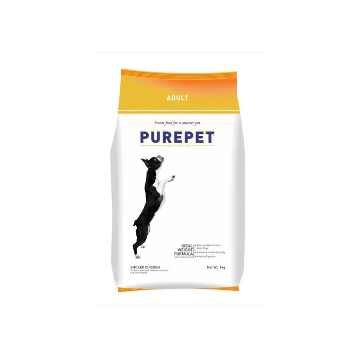 Purepet smoked chicken adult dry dog food