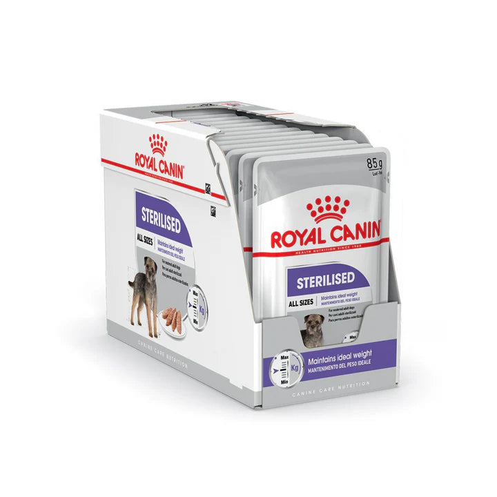 Royal Canin Sterilised Care Wet Dog Food 85 g x 12