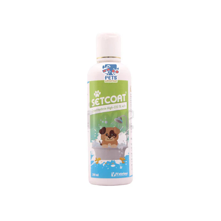 Vetrina Setcoat High CIS 1% Shampoo for Dogs (200ml)