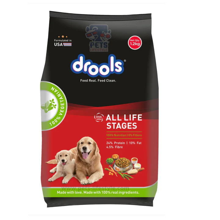 Drools 100% Vegetarian Adult 1.2kg