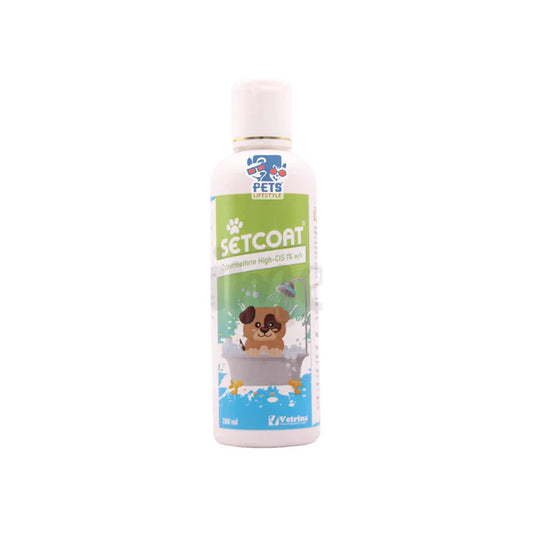 Vetrina Setcoat High CIS 1% Shampoo for Dogs (200ml)