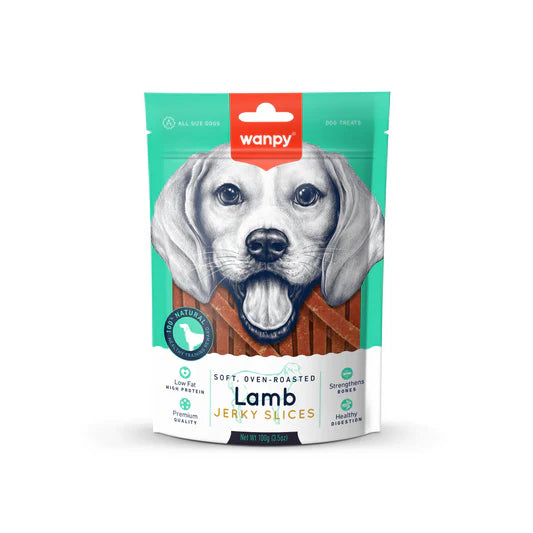Wanpy Soft Lamb Jerky Slices – 100 gm