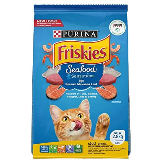 Purina Friskies Seafood Sensations Adult Dry Cat Food